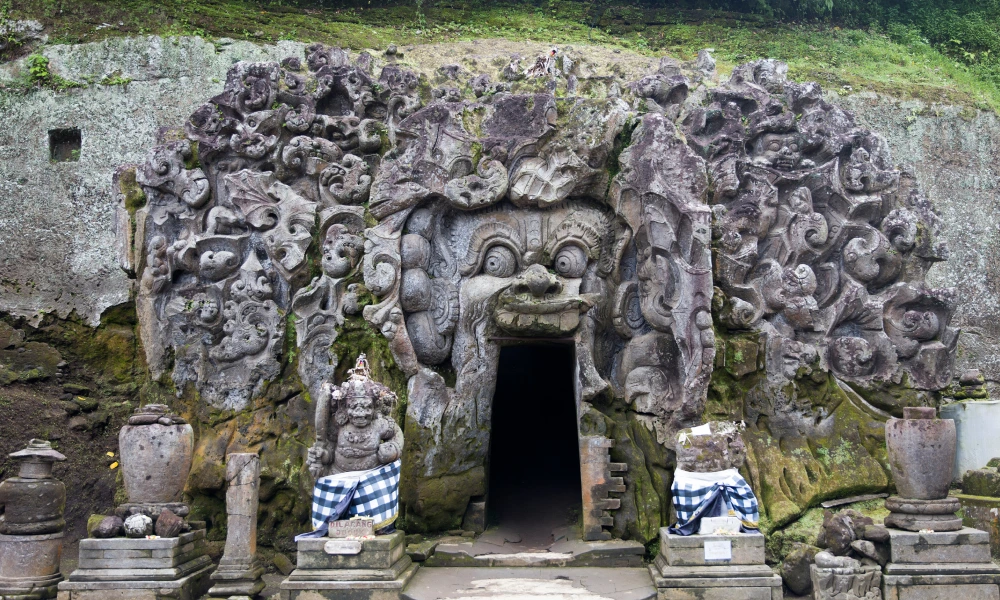 goa gajah or elephant cave in bali